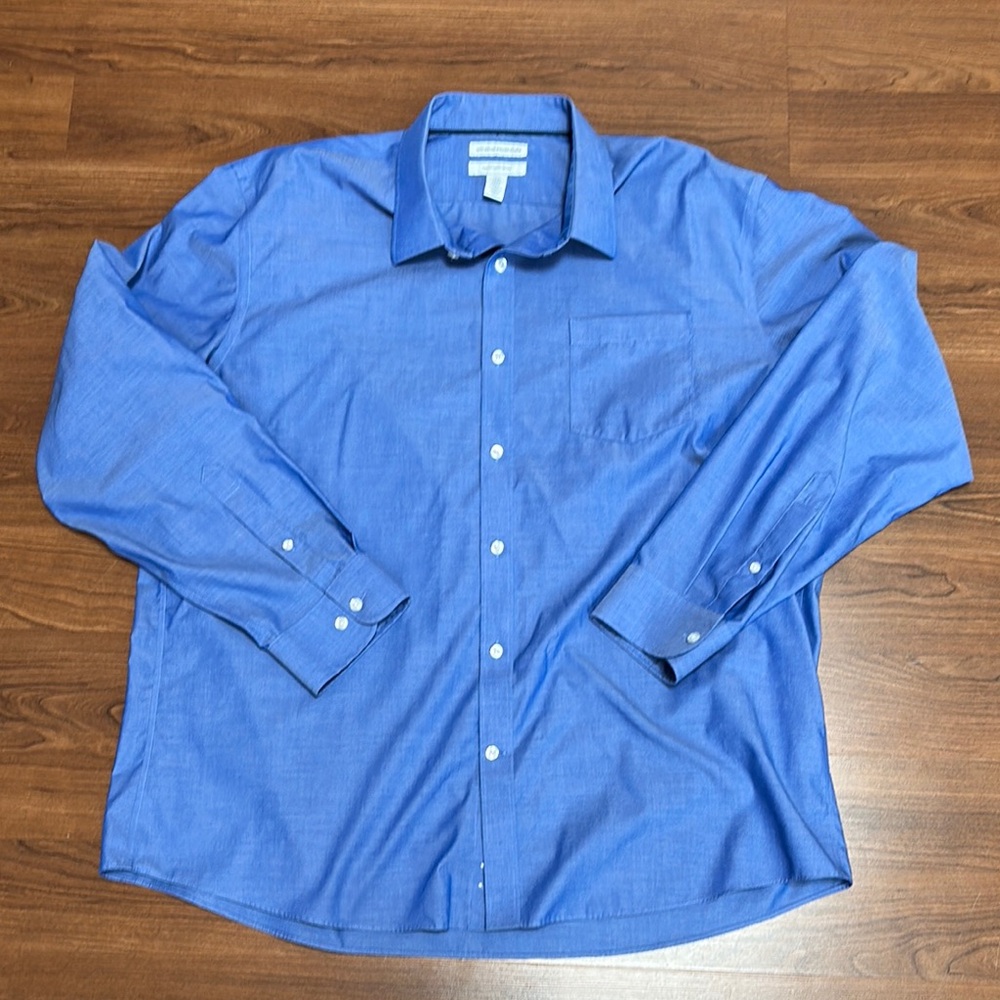 Men's Blue Dress Shirt